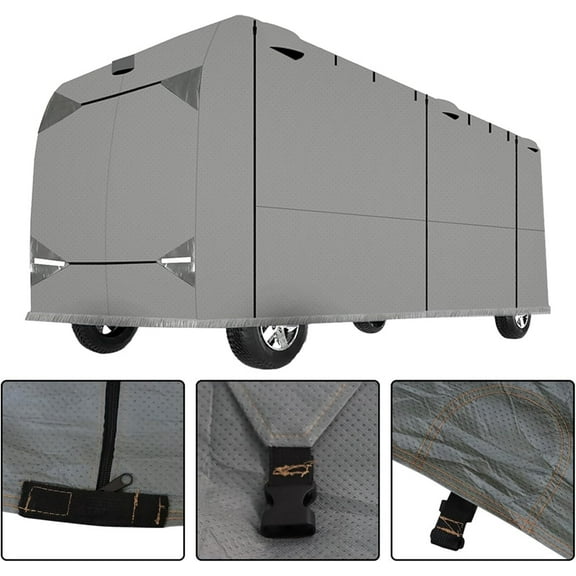 Waltyotur Fit For 37'-40' Camper Class A RV Cover 4-Ply All Weather protection Water-Proof