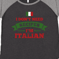 thumbnail image 4 of Inktastic No Recipes I'm Italian Women's Plus Size T-Shirt, 4 of 5
