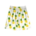 thumbnail image 3 of OYXSER Toddler Girls Outfits Fruit Print Short Sleeve T-Shirt Tops & Shorts Sets 2Pcs Clothes Set, White 4-5T, 3 of 5