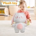thumbnail image 4 of feijiafs Sad Bunny Plush Toy - A Cute And Soft Bunny Doll With Pouting Lips A Huggable Plush Toy That Brings Comfort And Is A Perfect Gift Animal Stuffe (Bunny), 4 of 4