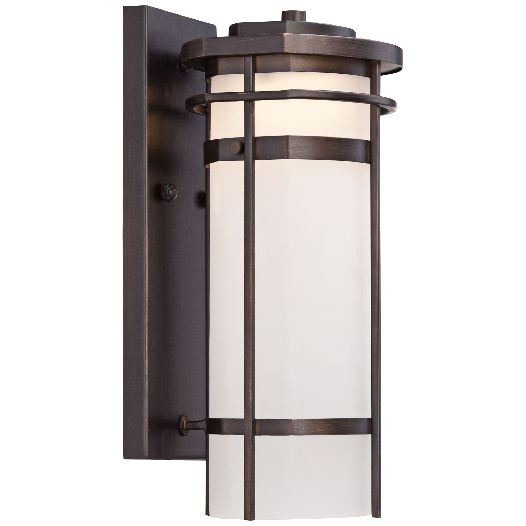 Possini Euro Design Theola Modern Outdoor Wall Light Fixture Bronze LED 12 3/4" Etched Glass Shade for Post Exterior Barn Deck House Porch Yard Patio