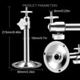 thumbnail image 2 of Stainless Steel Security Camera Wall Mount Bracket, 360°Adjustment Ceiling Mount Bracket for Surveillances Cameras, 2 of 4