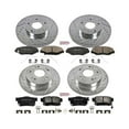 thumbnail image 3 of PowerStop Front and Rear Z23 Evolution Sport Carbon-Fiber Ceramic Brake Pad and Drilled & Slotted Rotor Kit Fits: ACURA HONDA Select Models K6781, 3 of 5