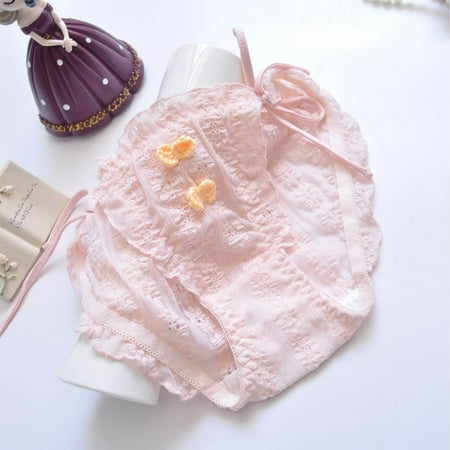 New & Trending  Ladies  Transparent Mesh Underwear  Sexy Princess Style  Flying Girls  Briefs  Lightweight  Mesh Material  For Nightwear  Undergarments  Fashionable  Comfortable  Underclothing
