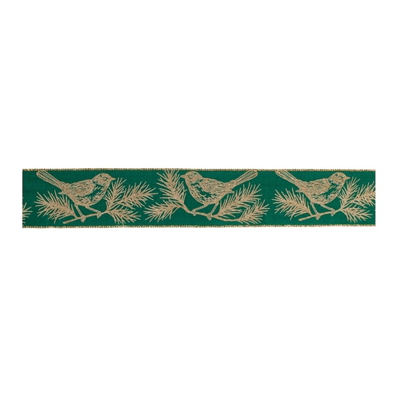 Melrose International 2.5" x 10 Yds. Wired (Set of 2) Polyester