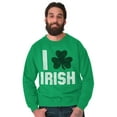 thumbnail image 5 of St Patricks Day Irish Pride Shamrock Sweatshirt for Men or Women Brisco Brands M, 5 of 6