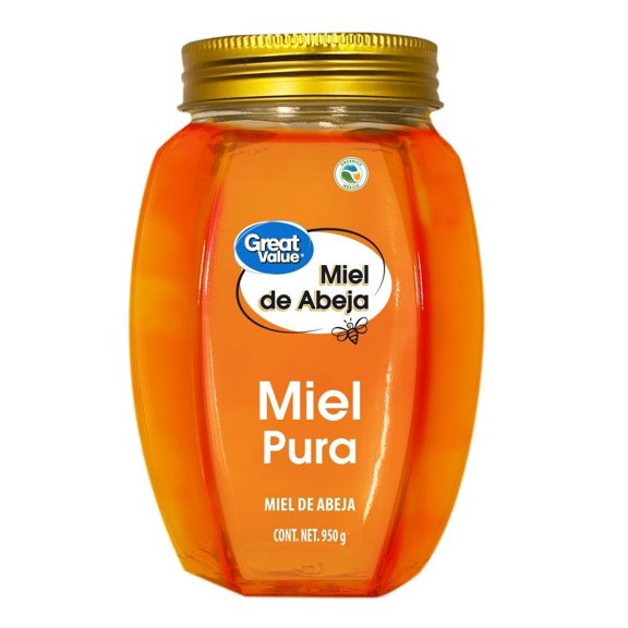 Miel Great Value orgánica 950 g