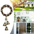 thumbnail image 4 of [CLEARANCE sale]Wall-hung Door Handles Wind Chime Rattan Rings Pray for The Blessing of Bell Witch Wind Chimes, 4 of 6