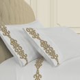 thumbnail image 5 of J. Queen New York  Imperial Embroidered Pillow Case Pair King - Ivory, 5 of 5