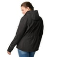 thumbnail image 3 of Free Country Women's Plus Size Aeris II Super Softshell® Jacket Black 3X, 3 of 3