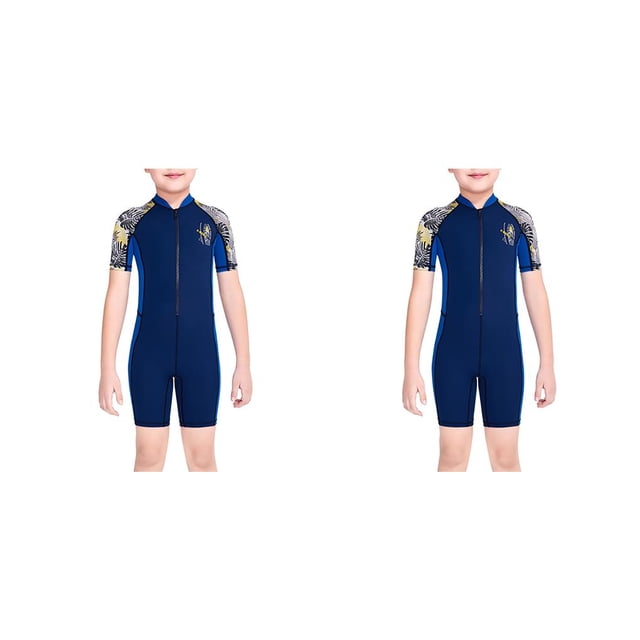 Traje de baño corto Yuarrent para niños con protección UV y secado rápido