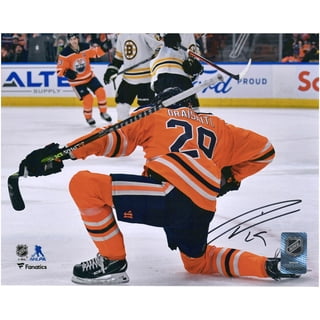 Lids Leon Draisaitl Edmonton Oilers Fanatics Authentic Autographed adidas  Orange Jersey Shadowbox