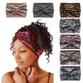 thumbnail image 4 of WTXUE Headbands for Women, Women Fashion Casual Yoga Hairband Sports Elastic Sweat Absorbing Headband, 1# R, 4 of 4