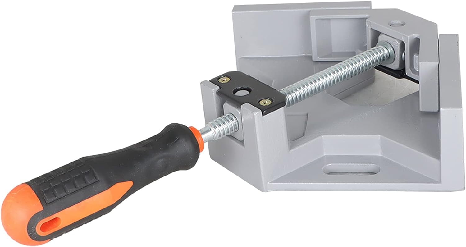 Handdo 90 Degree Right Angle Clamp with Adjustable Swing Jaw for Wood and Metal Clamping 4 Pieces