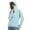 Light Blue, variant on Women's Hooded Full Zip Long Sleeve Sun Protection Jacket, Ultra-Lightweight Breathable Quick Dry Outerwear, Mask Integrated Thumbhole Coat for Outdoor Hiking Daily