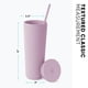 thumbnail image 4 of Simple Modern Vaso de Plástico Mate con Tapa y Pajita, Vasos de Café Helado de Doble Pared para Batidos,Regalos para Mujeres y Hombres, Classic Colección, 710ml, Laven, 4 of 5