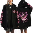 thumbnail image 1 of Sudadera de manga larga con cremallera de Kimetsu No Yaiba, Demon Slayer, Kokushibo, Kamado, Nezuko, Kyoujurou, 1 of 4