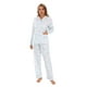 thumbnail image 1 of GLOBAL Conjuntos de Pijamas de Algodón para Mujer, Ropa de Dormir de Manga Larga con Botones, Ropa de Dormir Cómoda, Conjunto de Pijama Suave Rosa Verde Floral XXL, 1 of 7