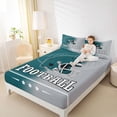 thumbnail image 4 of jejeloiu Football Sports Helmet Full Size Sheets,Rugby Ball Games Bed Sheets For Boy Men 4 Pieces, 4 of 7