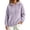 Purple, variant on Smsaxvxz Womens Fleece Pullover Oversized Sweater Fluffy Warm Hoodies Sweatshirt Casual Winter Tops Navy 2XL