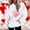 White, variant on DDAPJ pyju Womens Pink Hoodie for Valentine's Day Love Heart Print Hooded Sweatshirt Casual Long Sleeve Drawstring Pullover Tops Oversized Drop Shoulder Hoodies with Front Pocket Pink XL