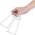 thumbnail image 5 of Clip Plat Chaud 10pcs en Acier Inoxydable Pliant Plaque Clip Bol Pinces Conception Conviviale, 5 of 5