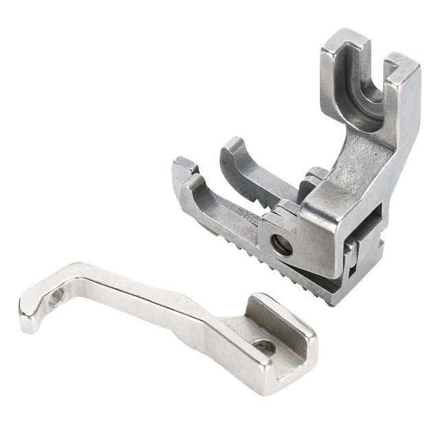 2 uds prensatelas con cortador accesorios para máquinas de coser síncronas altas y bajas 1/8 (0,3 CM)