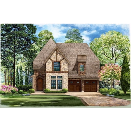015-1229: Luxury Narrow lot 3 Bed, 4 Bath Luxury Home Plan, 3646 Sq Ft: Full Blueprints with License to Build by Home Plan Marketplace - Lesuto