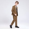 thumbnail image 6 of ETHAN Boys Suit 2 Piece Slim Fit Tuxedo Blazer Jacket Pant for Kids Prom Wedding Outfits Formal Set Size 2T-20Y, 6 of 7