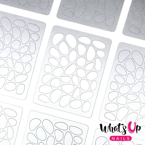 Download Whats Up Nails - Stones Vinyl Stencils Nail Art Design ...