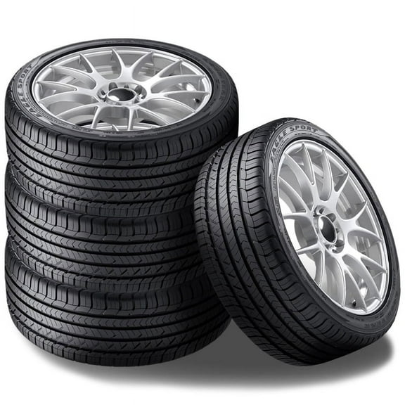 4 Goodyear Eagle Sport All Season 215/45R17 91W 50000 Mileage Warranty M S Tires 109053366 / 215/45/17 / 2154517