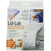 Mommy's Helper Lid-Lok Toilet Seat Safety Latch, White, 1-Pack