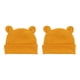 thumbnail image 3 of Sonducket Sombrero de bebé sólido mantener elástico multifuncional niñas niño sombreros accesorios infantiles niños gorras de niño otoño amarillo jengibre 2Conjunto, 3 of 6