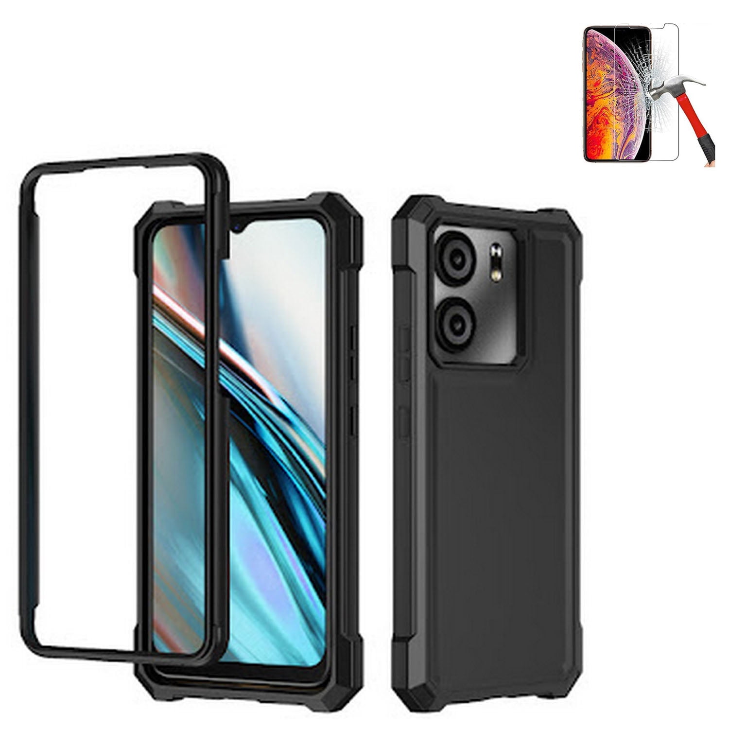 Phone Case for Blu View 5 (B160V) Screen Protector with Full Body