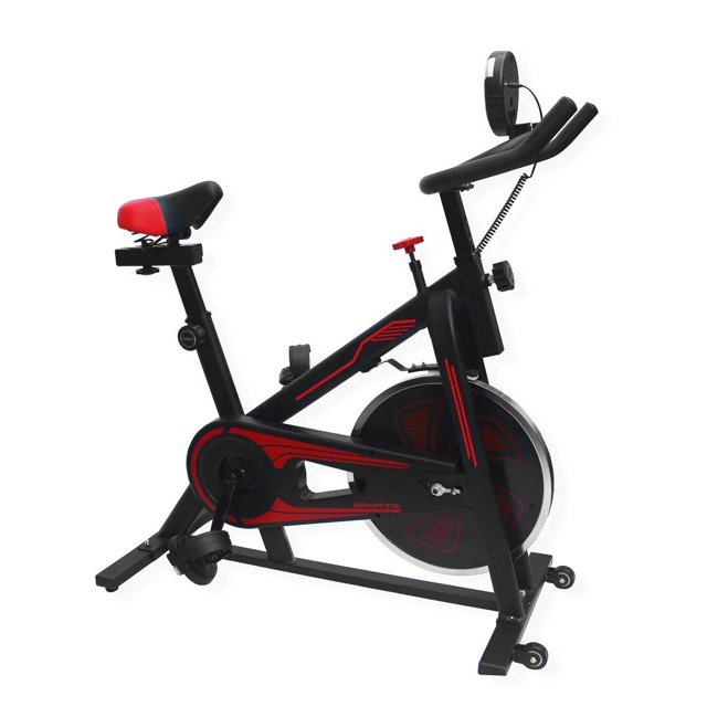 Bicicleta Spinning Uso Rudo 13kg Estatica Banda GYM Negro UrbanFit Pro AT17336