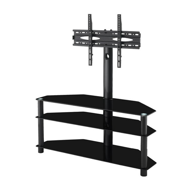 Floor TV Stand with Swivel Mount Adjustable Screen Bracket