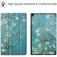 thumbnail image 3 of Case for Samsung Galaxy Tab A 10.1 T510 / T515 2019 - Ultra Slim Superlight Synthetic Leather Protective Case with Stand Function for Samsung Galaxy Tab A 10.1 Inch 2019 Tablet, Almond Blossoms, 3 of 7