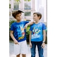 thumbnail image 3 of SEGA Sonic the Hedgehog Toddler Boys' 3-Pack Athletic T-Shirts Black Light Blue Navy, 3 of 7