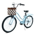 thumbnail image 2 of Ambifirner 26 Inch 7-Speed City Commuter Bike with Lock & Detachable Basket High-Tensile Steel Frame, Lightweight Alloy Wheels & V-Brakes Multiple Colors for Urban Riding, 2 of 8