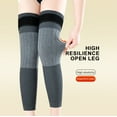 thumbnail image 3 of Ski Socks Thermal Warm Winter Thick Snowboarding Skiing Over The Calf Socks for Women Men, Over-the-Knee, 3 of 5