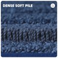 thumbnail image 5 of PABUBE Textured Blue Microfiber Bathroom Rug, 16"x24", Soft and Absorbent Bathroom Mat, Non-Slip, Machine Washable, Quick Dry Floor Carpet for Shower or Tub, 5 of 8