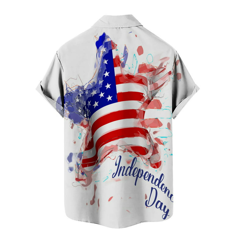 YUHAOTIN 4th of July Mens Tshirts Graphic Mens Independence Day