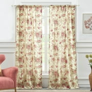 Global Trends Antique Rose Curtain Panel, Set of 2