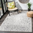 thumbnail image 4 of SAFAVIEH Cabana Ruadhan Ivory/Grey 2'2"X9' Runner Indoor/Outdoor Area Rug Ivory/Grey, 4'5" x 6'5", 4 of 14