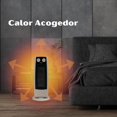 thumbnail image 2 of Calentador Electrico para Hogar 1500W Calefactor Silencioso de Torre con Protección y Oscilación para Interior y Oficina (Plata), 2 of 5