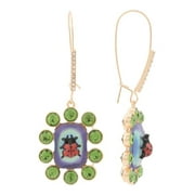 Betsey Johnson Ladybug Dangle Earrings