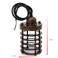 thumbnail image 2 of Miumaeov Industrial Vintage Barn Pendant Light Fixture Metal Cage Hanging Lighting Loft Style Mini Ceiling Pendant for Kitchen Bar Hallway Balcony, 2 of 12