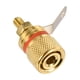 thumbnail image 4 of Conector de terminal hembra de enchufe de poste de unión de 4 mm, 4 paquetes, chapado en oro para amplificador de altavoces, 4 of 4