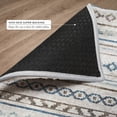 thumbnail image 6 of Addison Rugs Dream Shag Premium Machine Washable Transitional Tribal, Diamond Gray Runner Rug, 2'3" x 7'6", 6 of 8