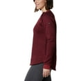 thumbnail image 3 of Columbia Womens Chillin Sweater Marsala Red Houndstooth X-Small, 3 of 5